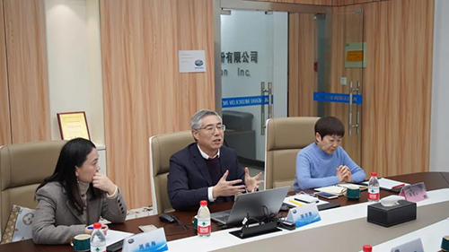 EBET易博生物医药首创人&CEO陈春麟博士，，药效部执行主任董文心博士，，公司事务部总监周南梅等