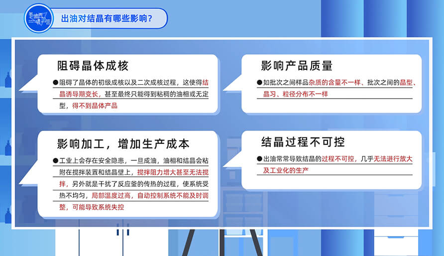 出油对结晶有哪些影响？